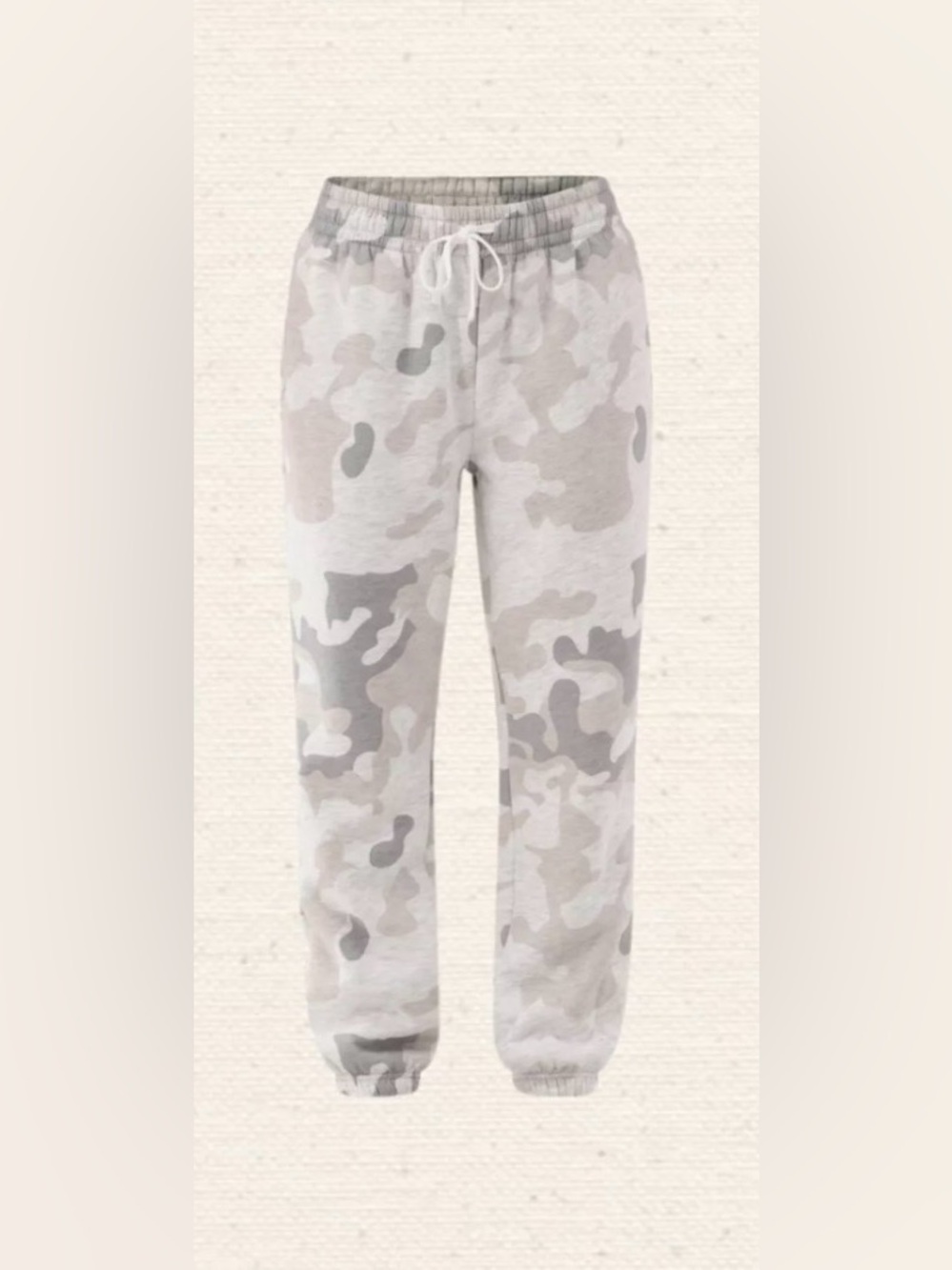 No Boundaries Grey Camouflage Jogger Sweatpants